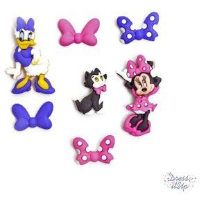 Minnie's Bowtique ~ Disney Licensed Buttons / Jesse James Dress It Up